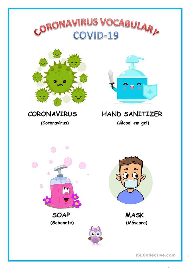 coronavirus vocabulary and exercises for kids tbl task based learning activities 127203 1